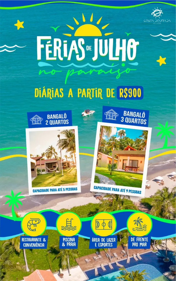 Costa Dourada Village - Pacote de Férias